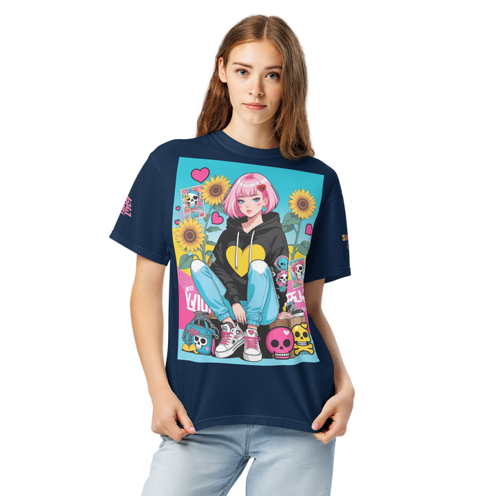 RISE ABOVE 03 — NEO STREET｜ユニセックス製品染めヘビーウェイトTシャツ