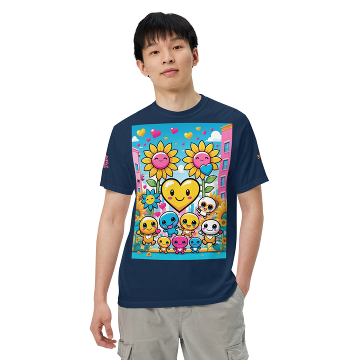 RISE ABOVE 11 — COSMIC REBEL｜ユニセックス製品染めヘビーウェイトTシャツ