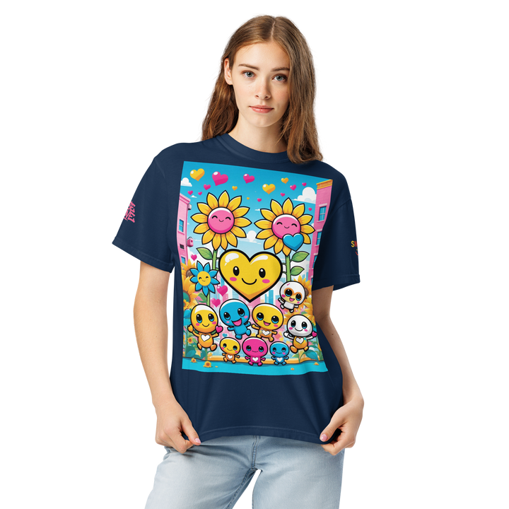 RISE ABOVE 11 — COSMIC REBEL｜ユニセックス製品染めヘビーウェイトTシャツ