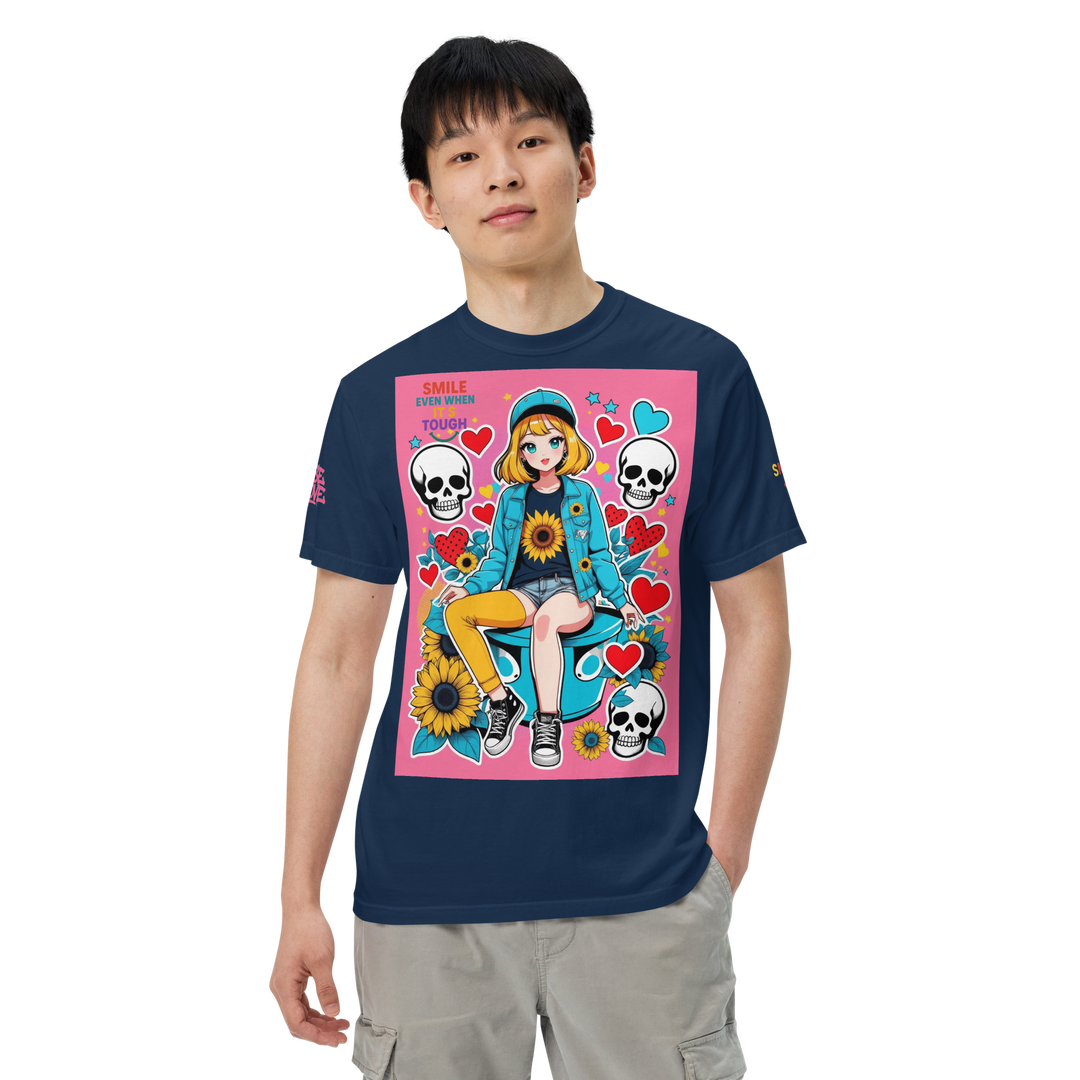 RISE ABOVE 10 — DREAM CHASER｜ユニセックス製品染めヘビーウェイトTシャツ