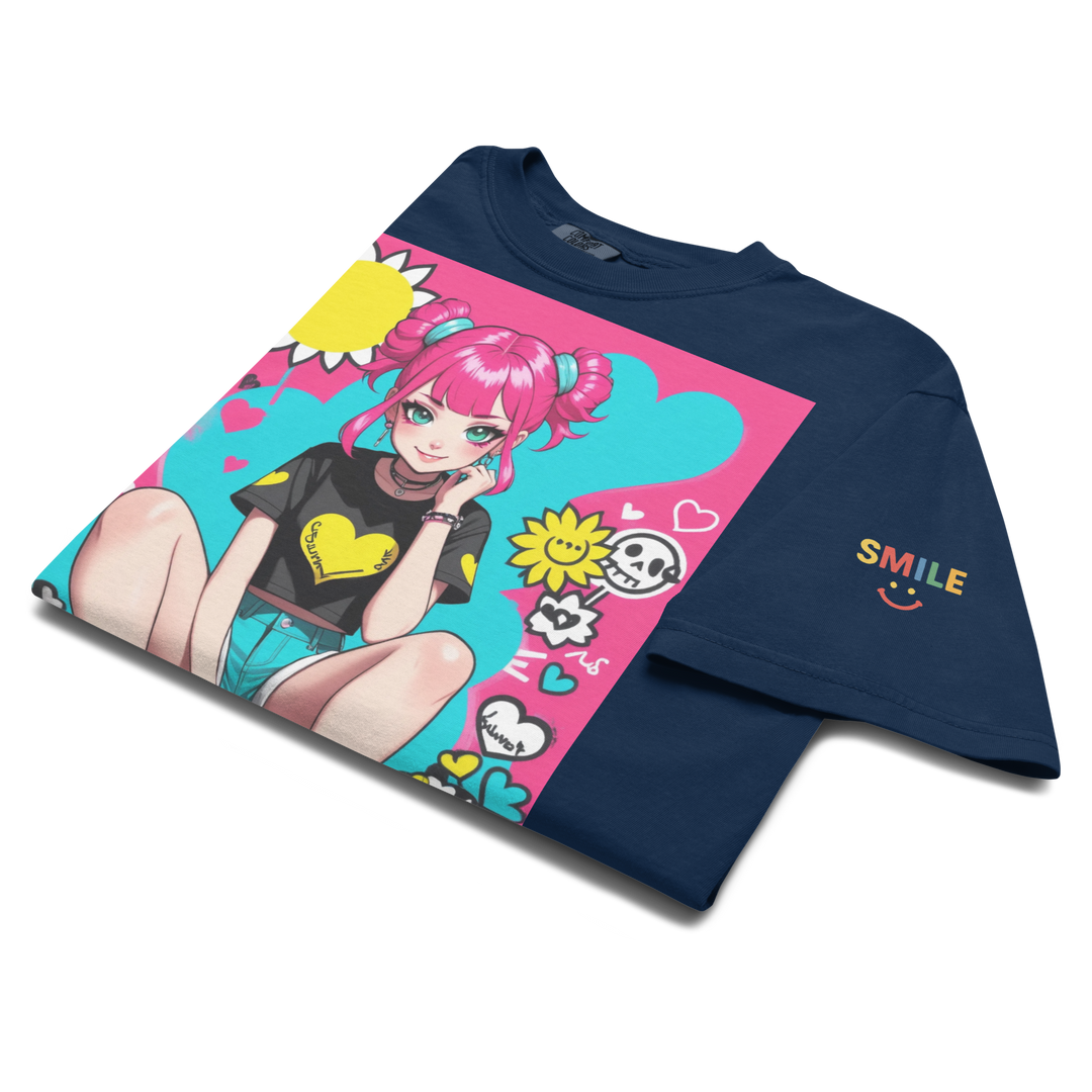 RISE ABOVE 02 — POP CORE｜ユニセックス製品染めヘビーウェイトTシャツ