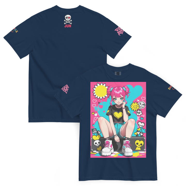 RISE ABOVE 02 — POP CORE｜ユニセックス製品染めヘビーウェイトTシャツ