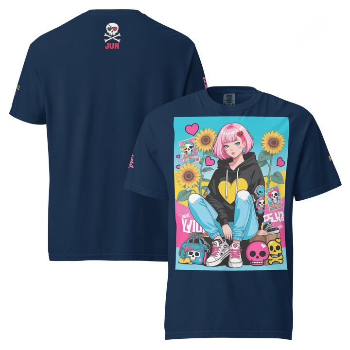 RISE ABOVE 03 — NEO STREET｜ユニセックス製品染めヘビーウェイトTシャツ