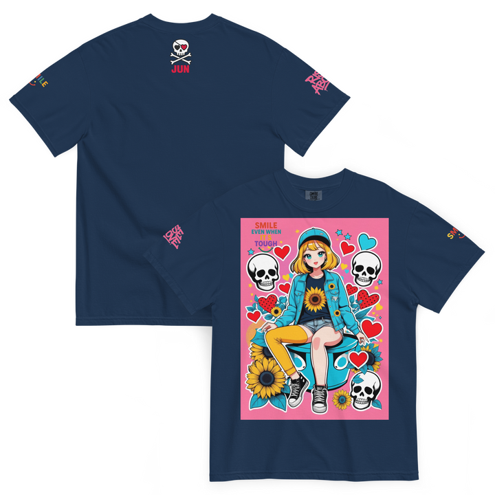 RISE ABOVE 10 — DREAM CHASER｜ユニセックス製品染めヘビーウェイトTシャツ