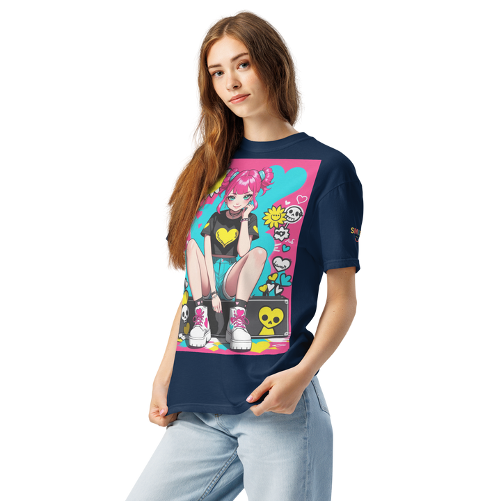 RISE ABOVE 02 — POP CORE｜ユニセックス製品染めヘビーウェイトTシャツ