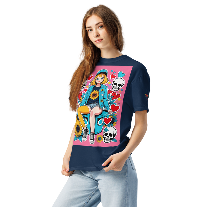 RISE ABOVE 10 — DREAM CHASER｜ユニセックス製品染めヘビーウェイトTシャツ