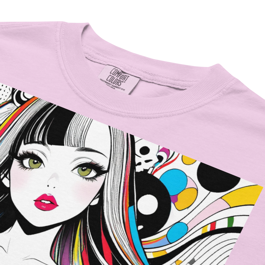 KAWAII RÉVOLTE – POP SKULL GIRL Poster Tee