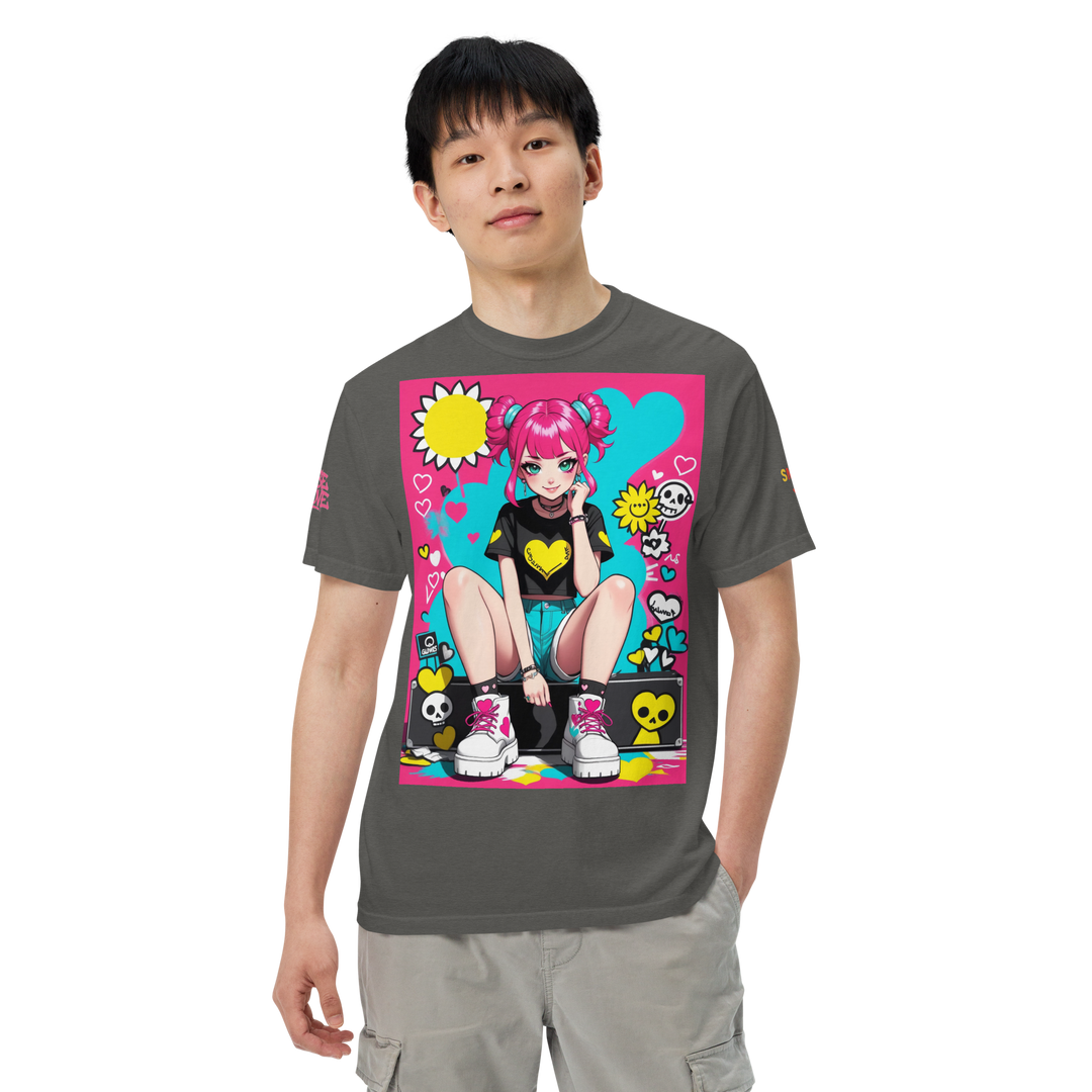 RISE ABOVE 02 — POP CORE｜ユニセックス製品染めヘビーウェイトTシャツ