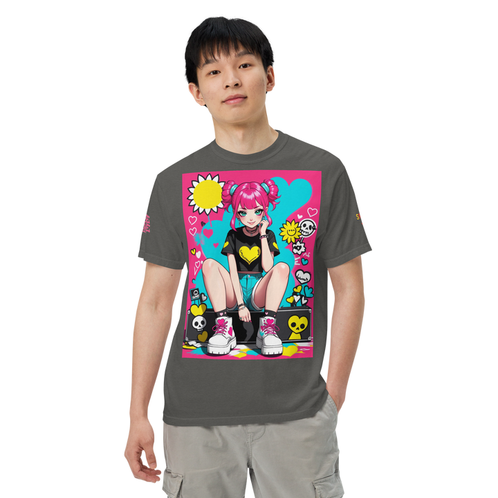 RISE ABOVE 02 — POP CORE｜ユニセックス製品染めヘビーウェイトTシャツ