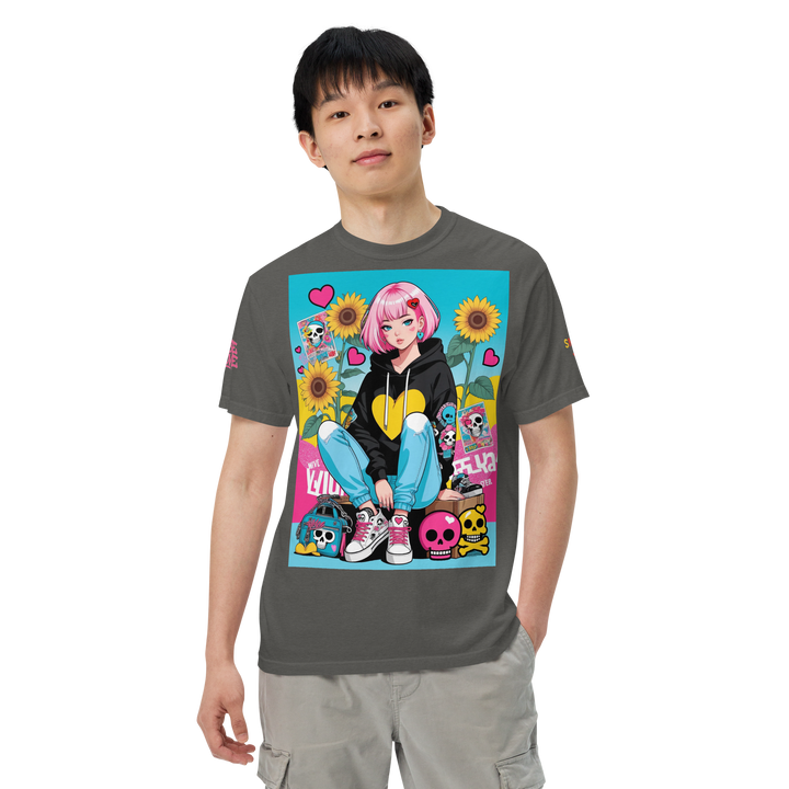 RISE ABOVE 03 — NEO STREET｜ユニセックス製品染めヘビーウェイトTシャツ