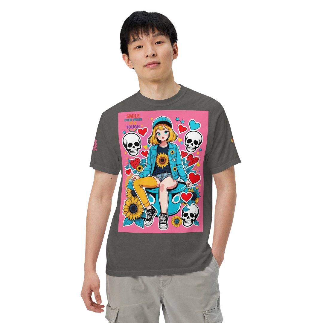 RISE ABOVE 10 — DREAM CHASER｜ユニセックス製品染めヘビーウェイトTシャツ