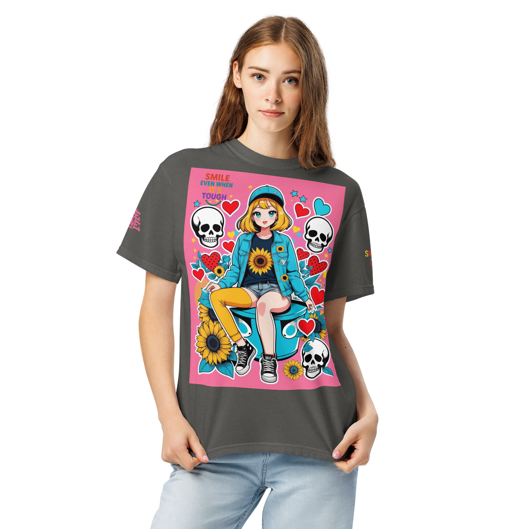 RISE ABOVE 10 — DREAM CHASER｜ユニセックス製品染めヘビーウェイトTシャツ