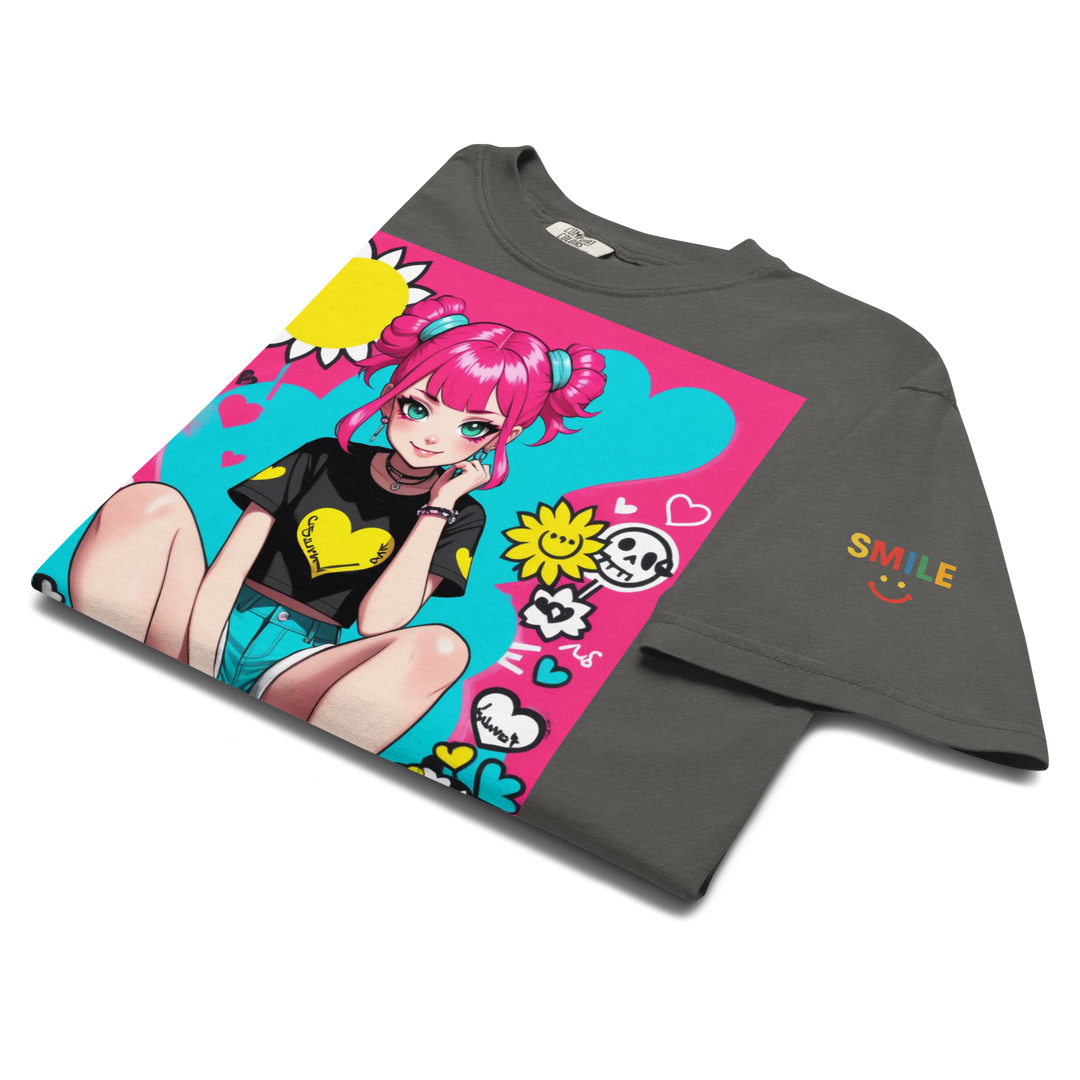 RISE ABOVE 02 — POP CORE｜ユニセックス製品染めヘビーウェイトTシャツ