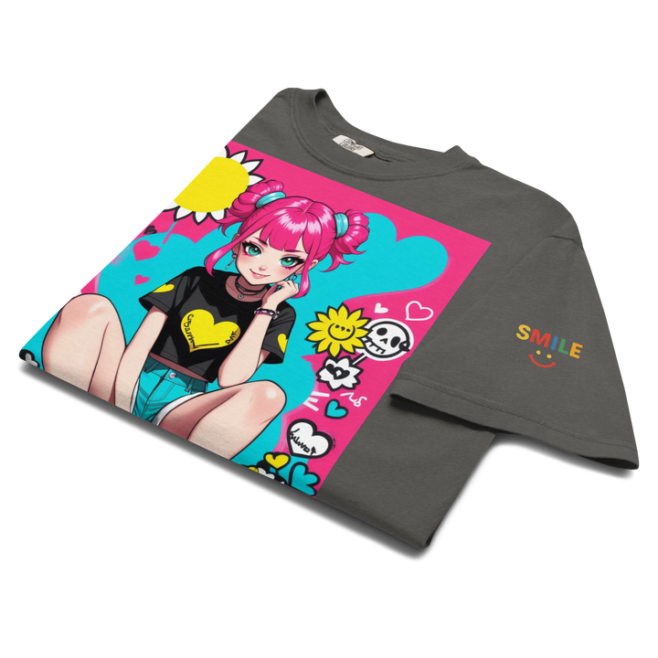 RISE ABOVE 02 — POP CORE｜ユニセックス製品染めヘビーウェイトTシャツ