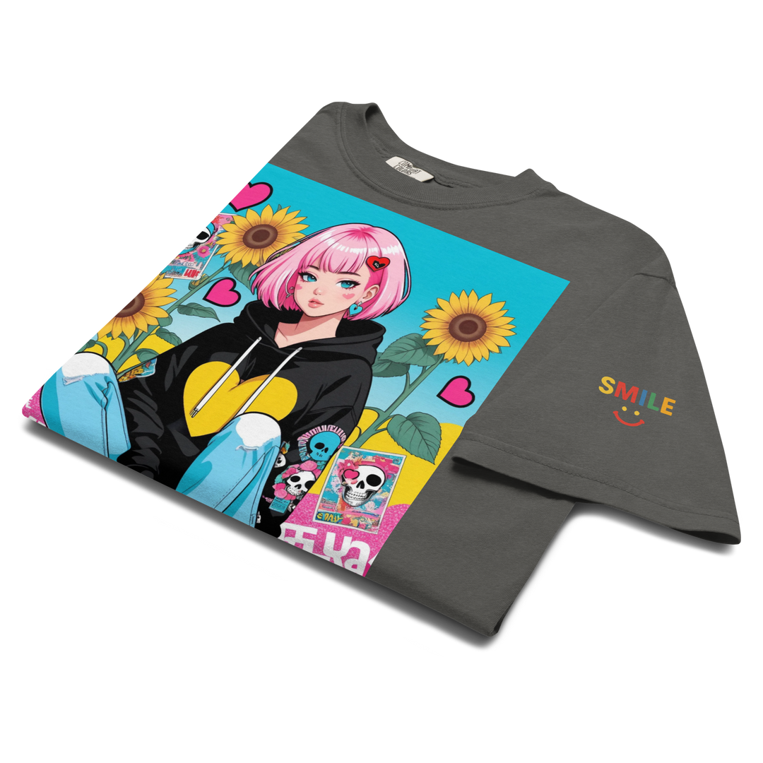RISE ABOVE 03 — NEO STREET｜ユニセックス製品染めヘビーウェイトTシャツ