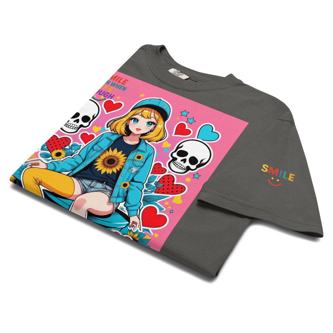 RISE ABOVE 10 — DREAM CHASER｜ユニセックス製品染めヘビーウェイトTシャツ