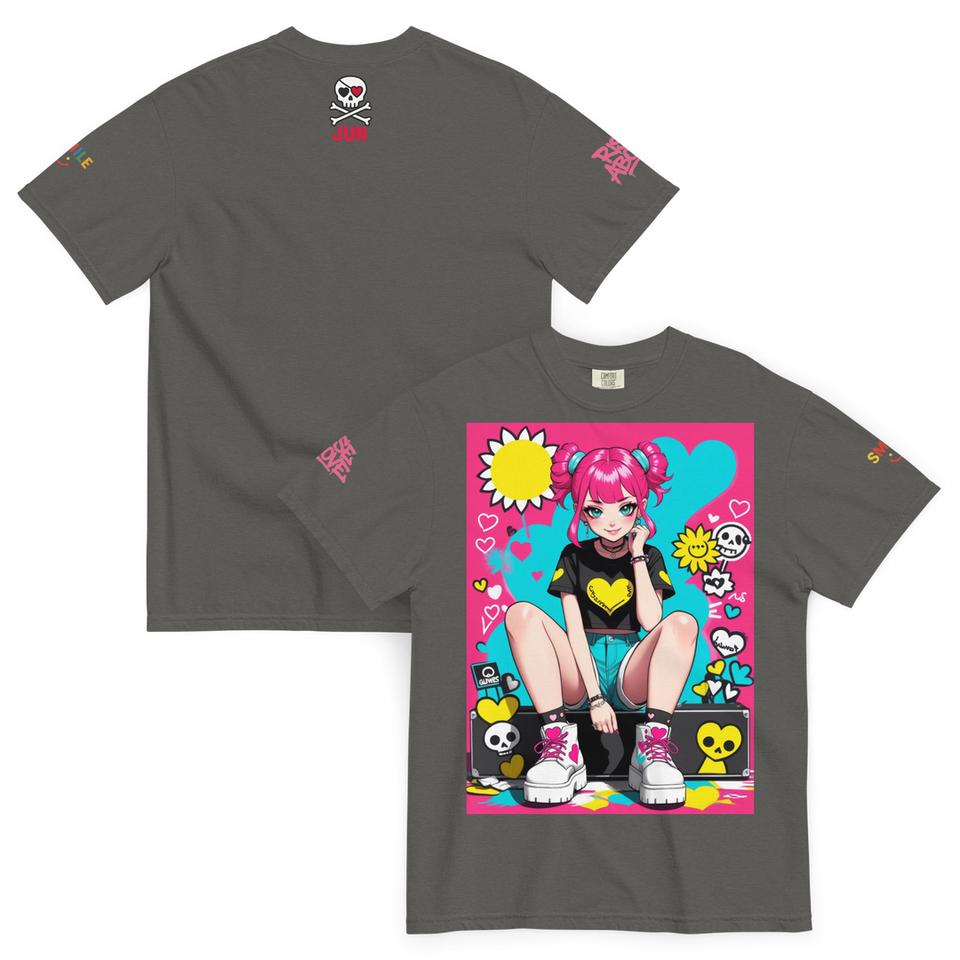 RISE ABOVE 02 — POP CORE｜ユニセックス製品染めヘビーウェイトTシャツ