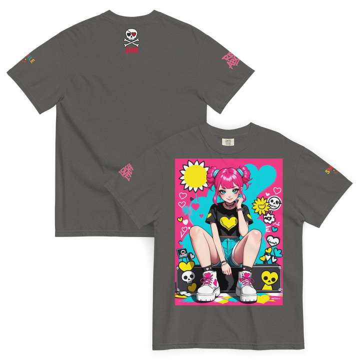RISE ABOVE 02 — POP CORE｜ユニセックス製品染めヘビーウェイトTシャツ