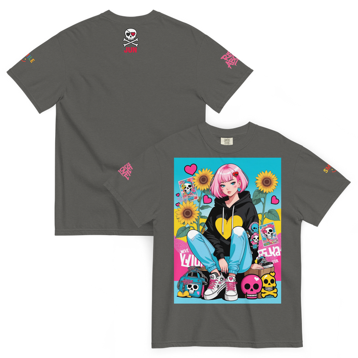 RISE ABOVE 03 — NEO STREET｜ユニセックス製品染めヘビーウェイトTシャツ