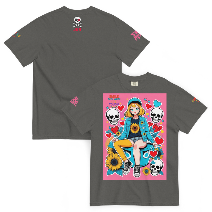 RISE ABOVE 10 — DREAM CHASER｜ユニセックス製品染めヘビーウェイトTシャツ