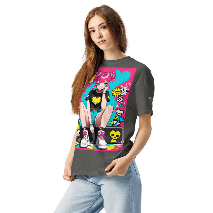 RISE ABOVE 02 — POP CORE｜ユニセックス製品染めヘビーウェイトTシャツ