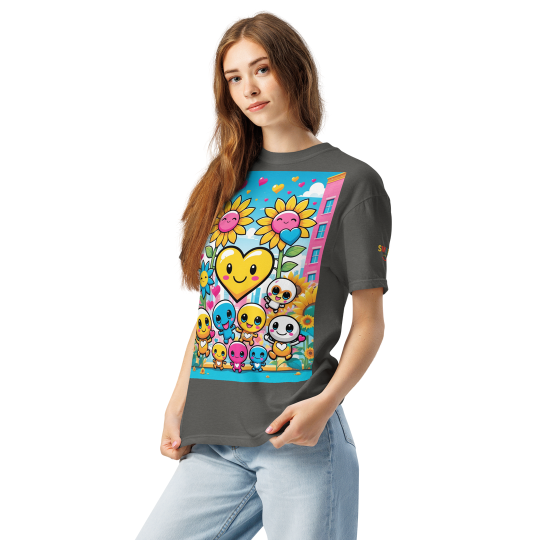 RISE ABOVE 11 — COSMIC REBEL｜ユニセックス製品染めヘビーウェイトTシャツ