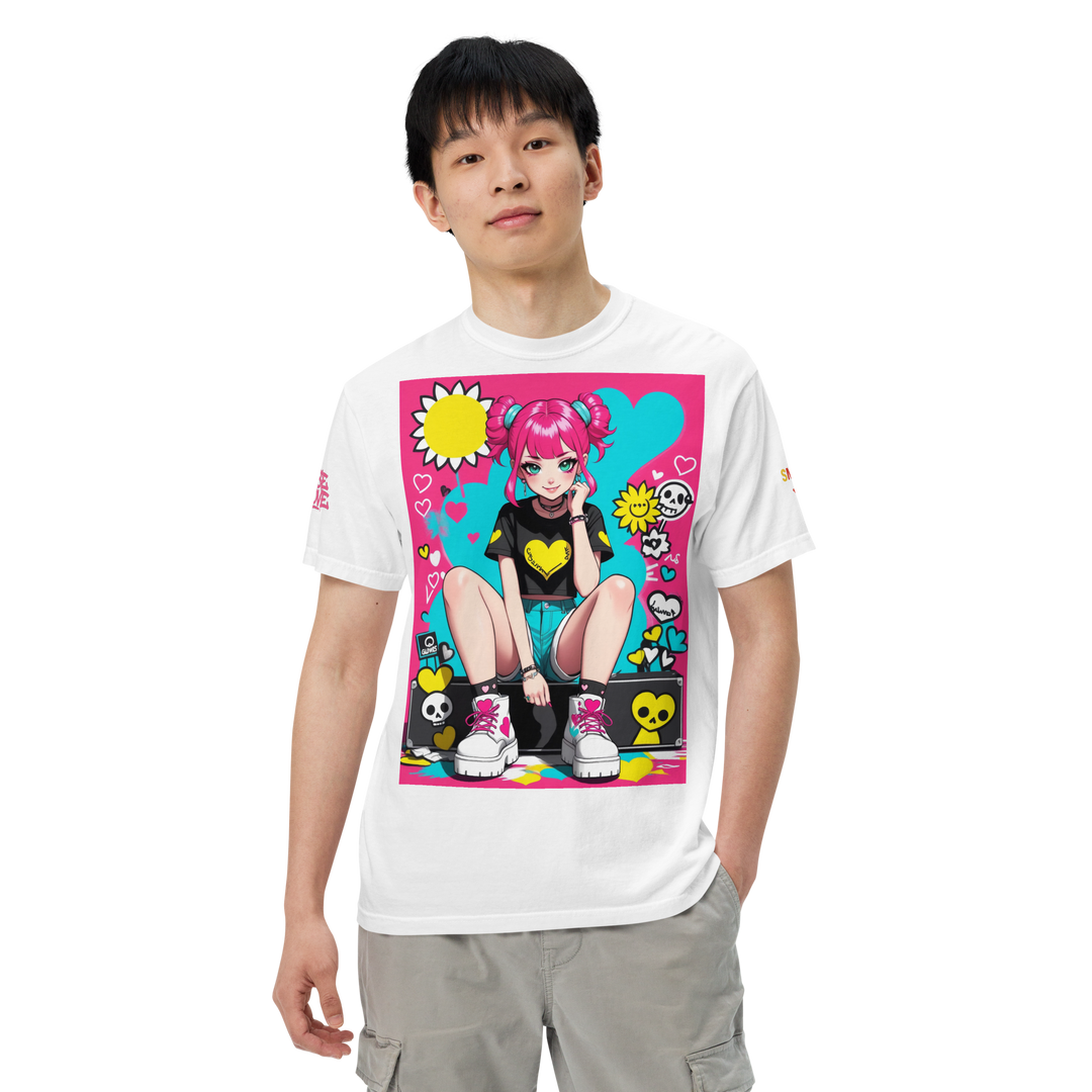 RISE ABOVE 02 — POP CORE｜ユニセックス製品染めヘビーウェイトTシャツ