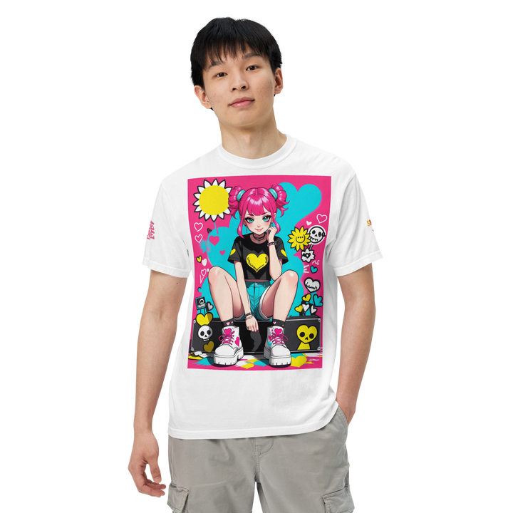 RISE ABOVE 02 — POP CORE｜ユニセックス製品染めヘビーウェイトTシャツ