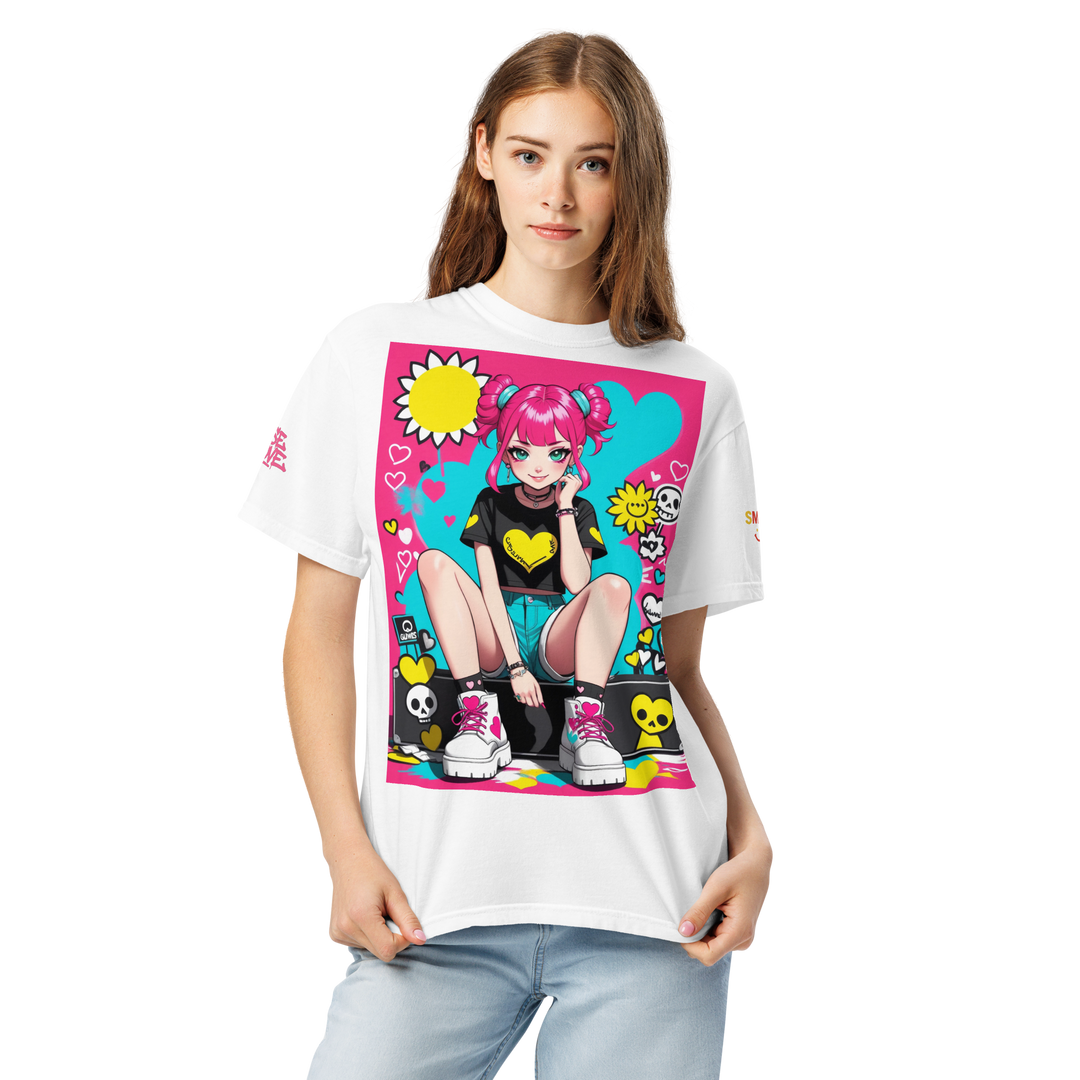 RISE ABOVE 02 — POP CORE｜ユニセックス製品染めヘビーウェイトTシャツ