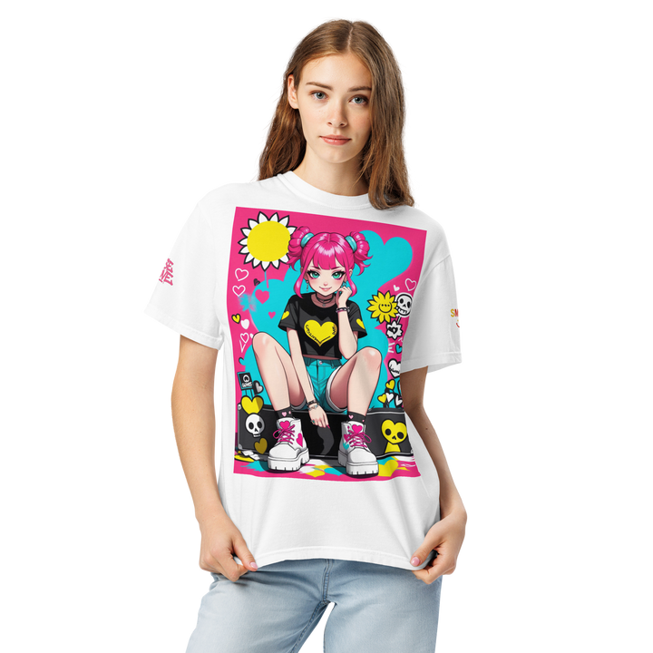 RISE ABOVE 02 — POP CORE｜ユニセックス製品染めヘビーウェイトTシャツ