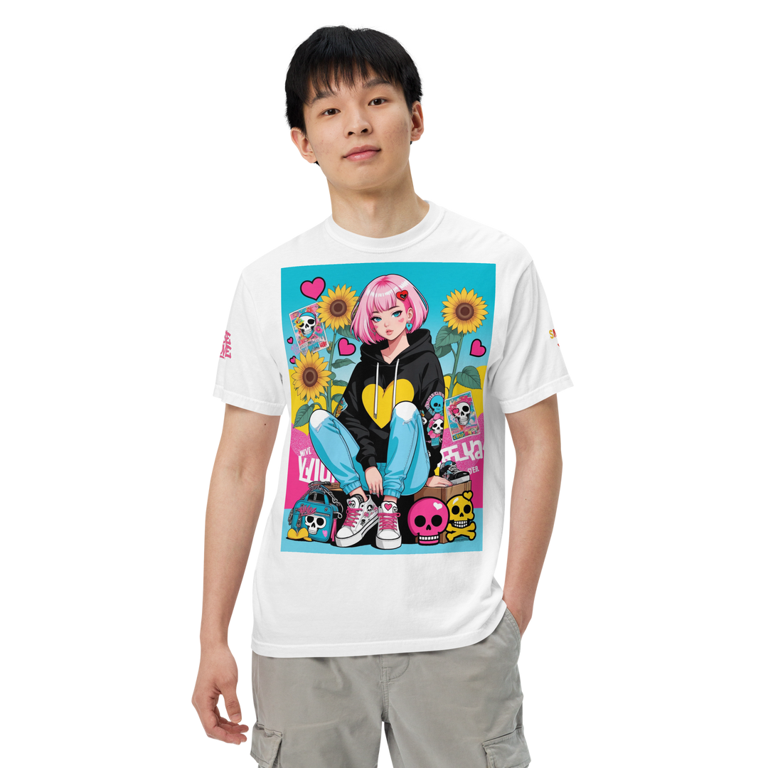 RISE ABOVE 03 — NEO STREET｜ユニセックス製品染めヘビーウェイトTシャツ