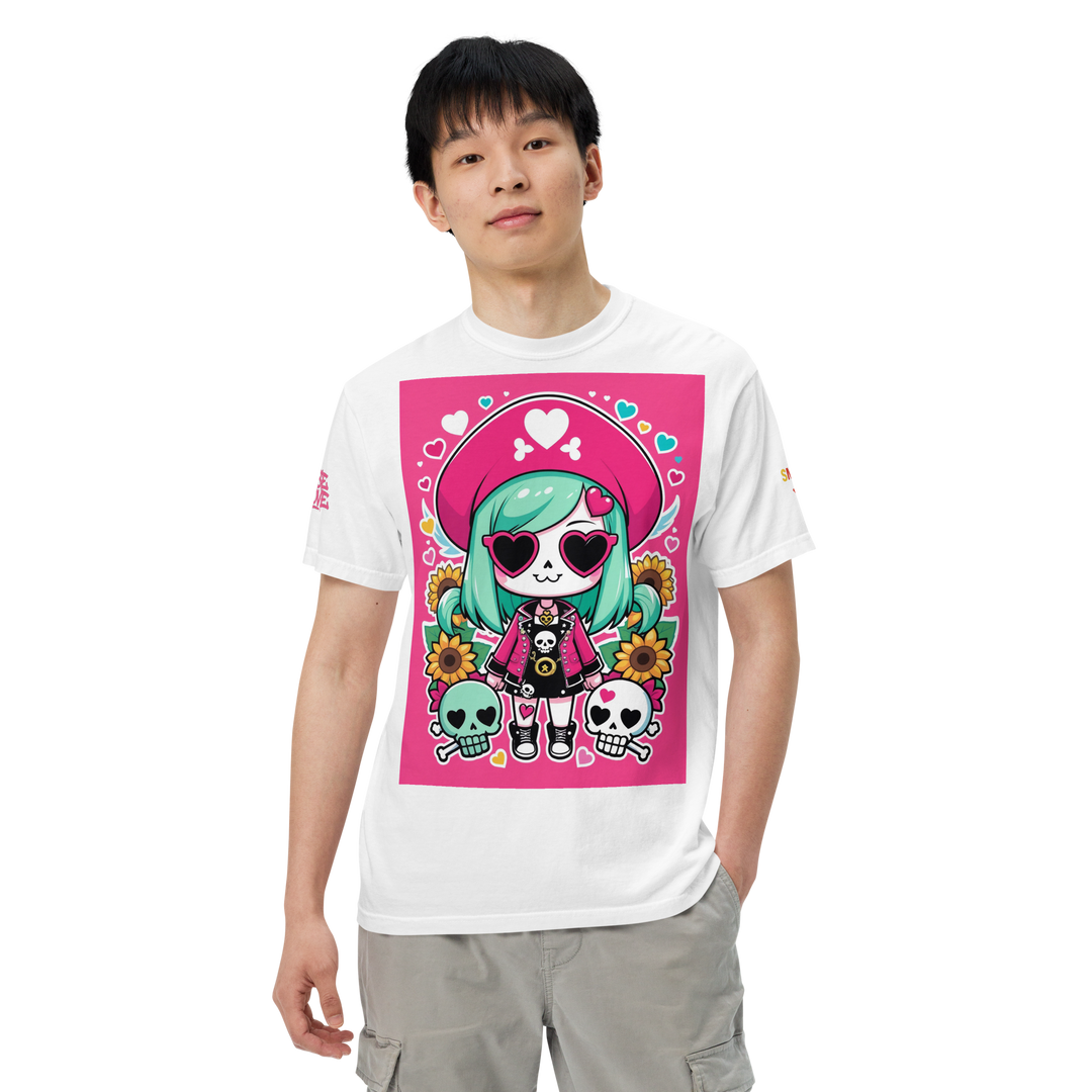 RISE ABOVE 05 — CANDY BONES｜ユニセックス製品染めヘビーウェイトTシャツ