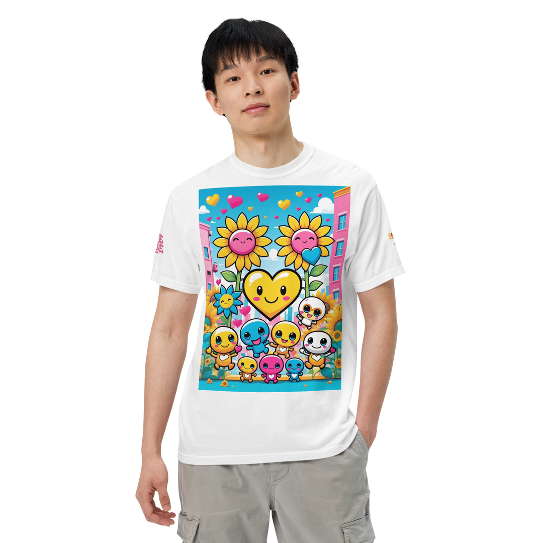 RISE ABOVE 11 — COSMIC REBEL｜ユニセックス製品染めヘビーウェイトTシャツ