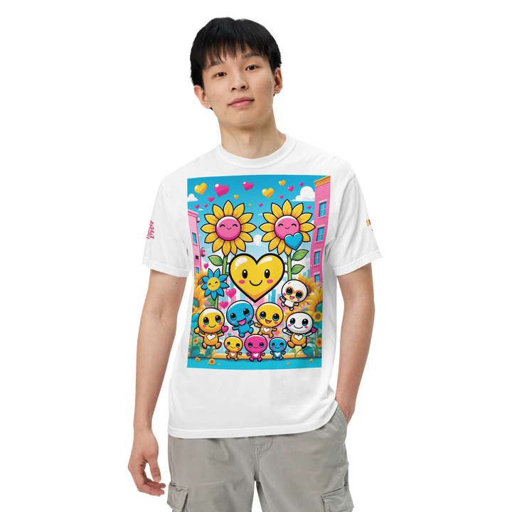 RISE ABOVE 11 — COSMIC REBEL｜ユニセックス製品染めヘビーウェイトTシャツ