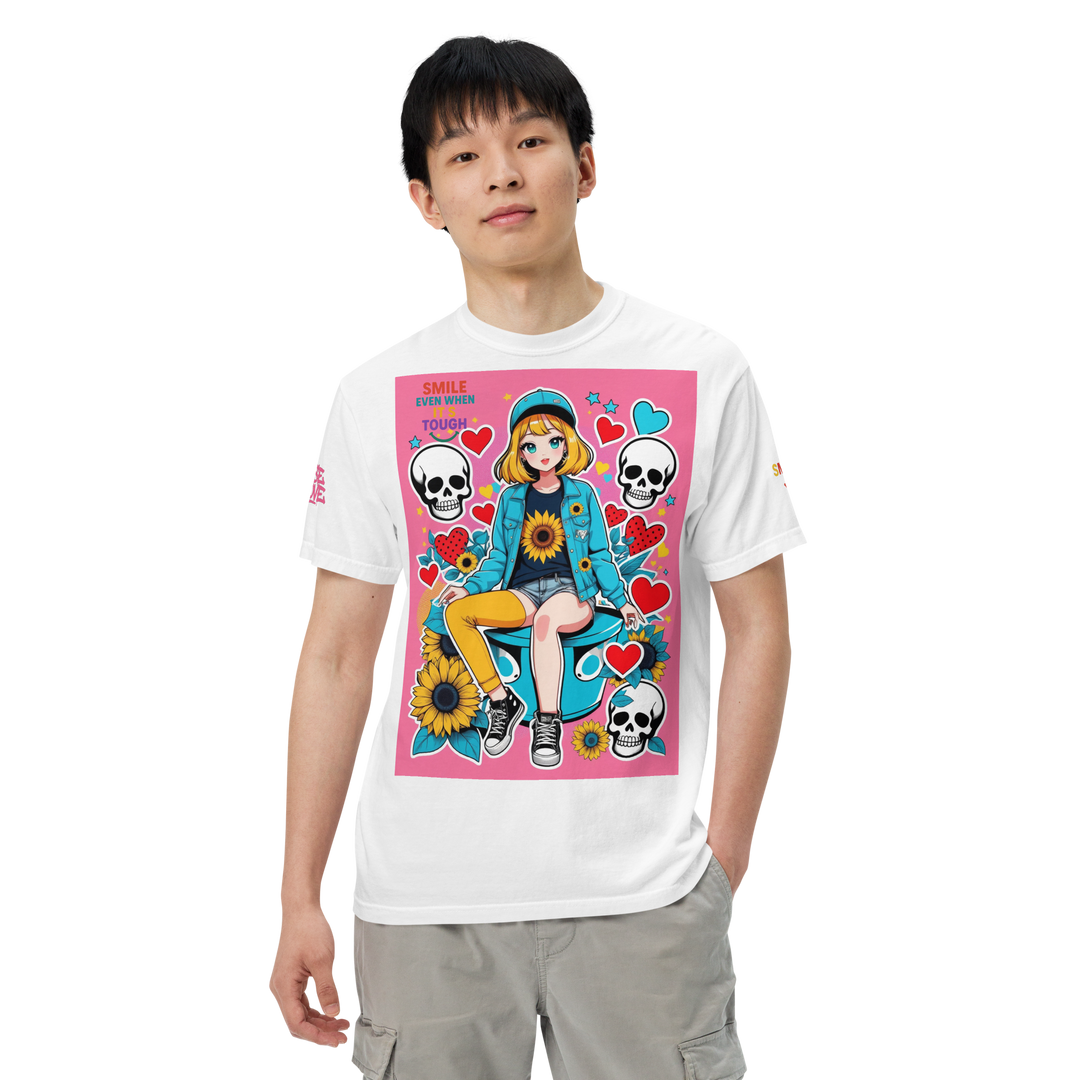 RISE ABOVE 10 — DREAM CHASER｜ユニセックス製品染めヘビーウェイトTシャツ