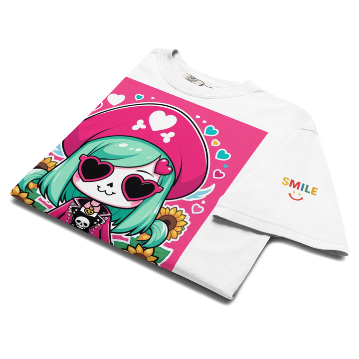 RISE ABOVE 05 — CANDY BONES｜ユニセックス製品染めヘビーウェイトTシャツ