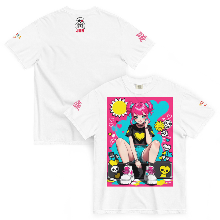 RISE ABOVE 02 — POP CORE｜ユニセックス製品染めヘビーウェイトTシャツ