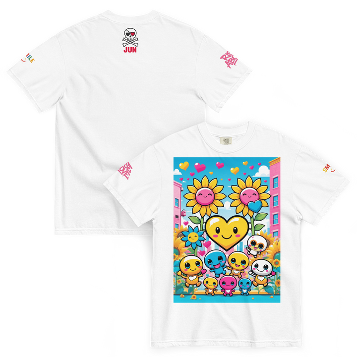 RISE ABOVE 11 — COSMIC REBEL｜ユニセックス製品染めヘビーウェイトTシャツ