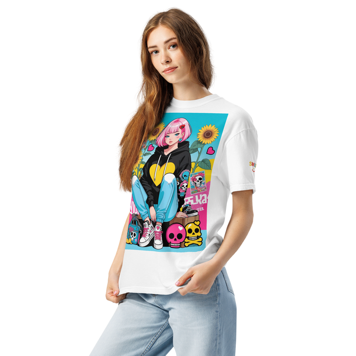 RISE ABOVE 03 — NEO STREET｜ユニセックス製品染めヘビーウェイトTシャツ