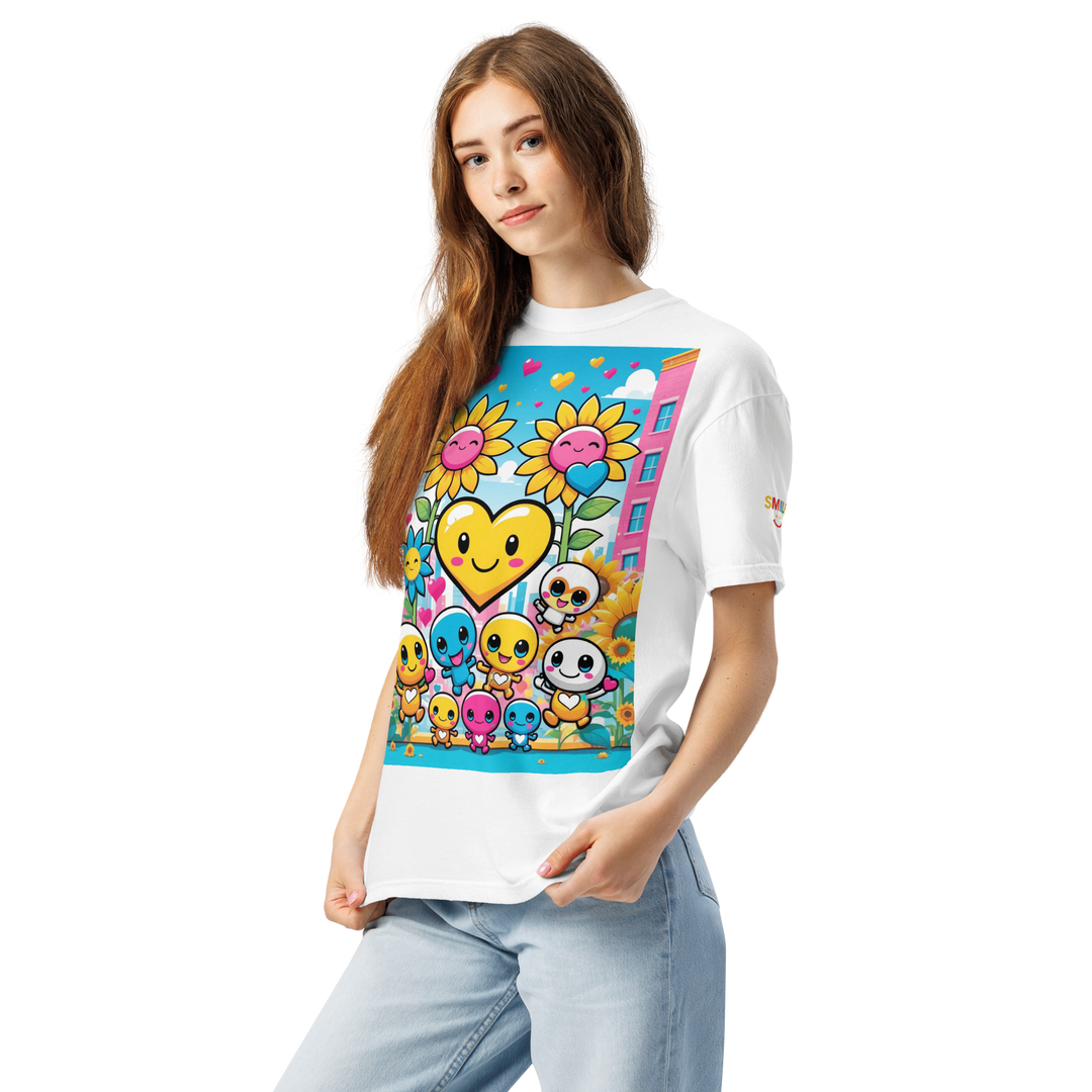 RISE ABOVE 11 — COSMIC REBEL｜ユニセックス製品染めヘビーウェイトTシャツ