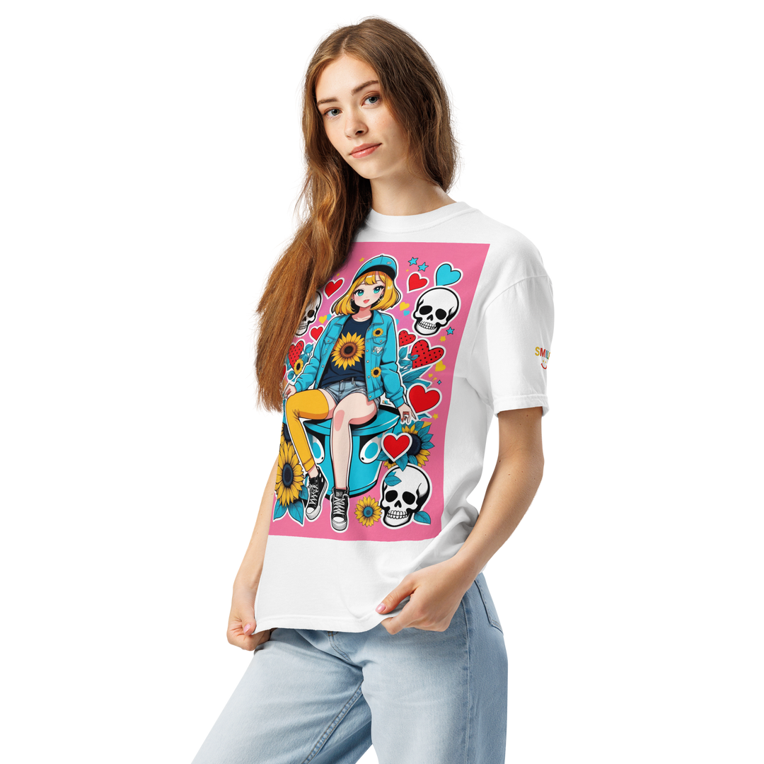 RISE ABOVE 10 — DREAM CHASER｜ユニセックス製品染めヘビーウェイトTシャツ