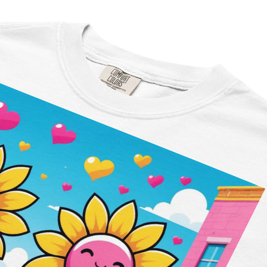 RISE ABOVE 11 — COSMIC REBEL｜ユニセックス製品染めヘビーウェイトTシャツ