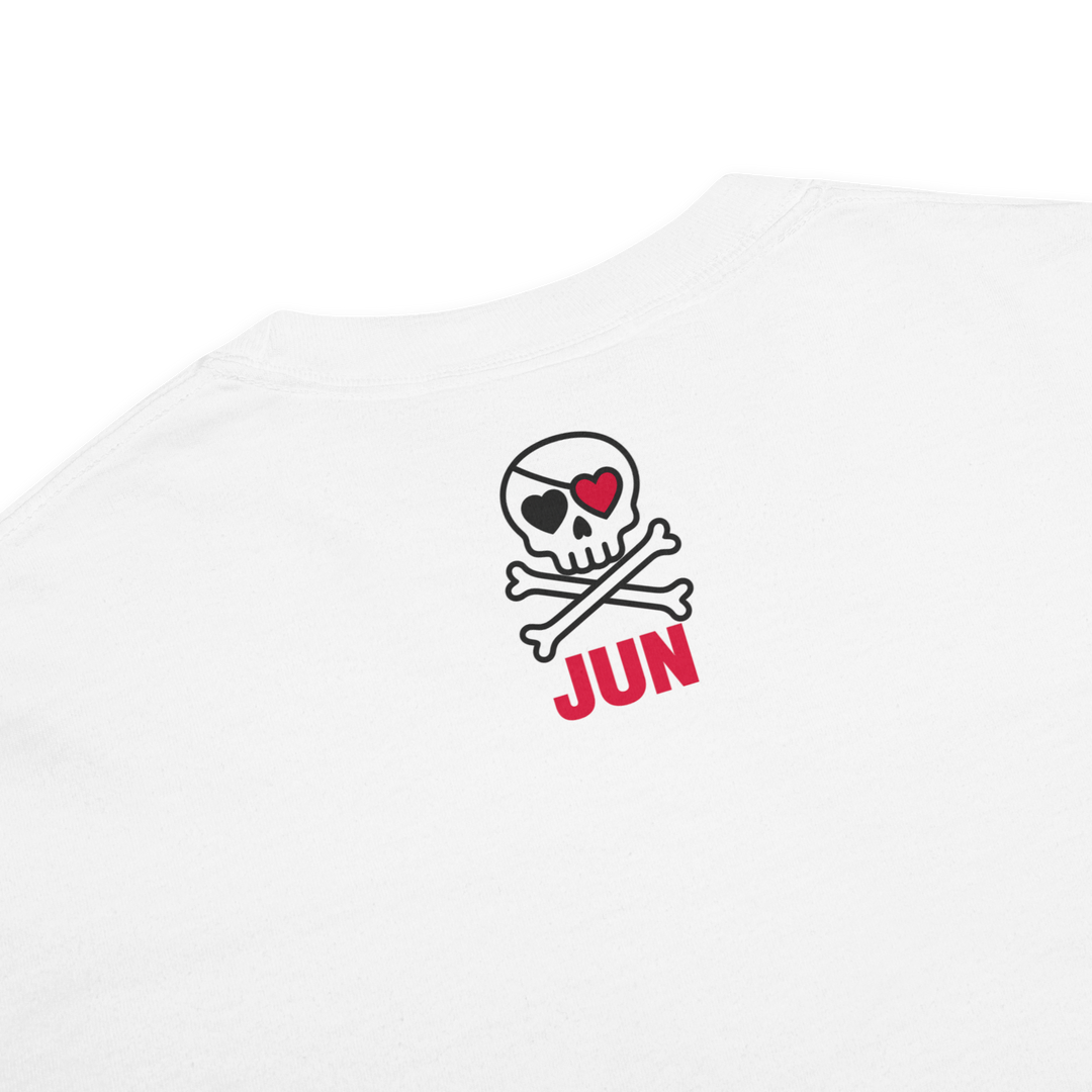 RISE ABOVE 05 — CANDY BONES｜ユニセックス製品染めヘビーウェイトTシャツ