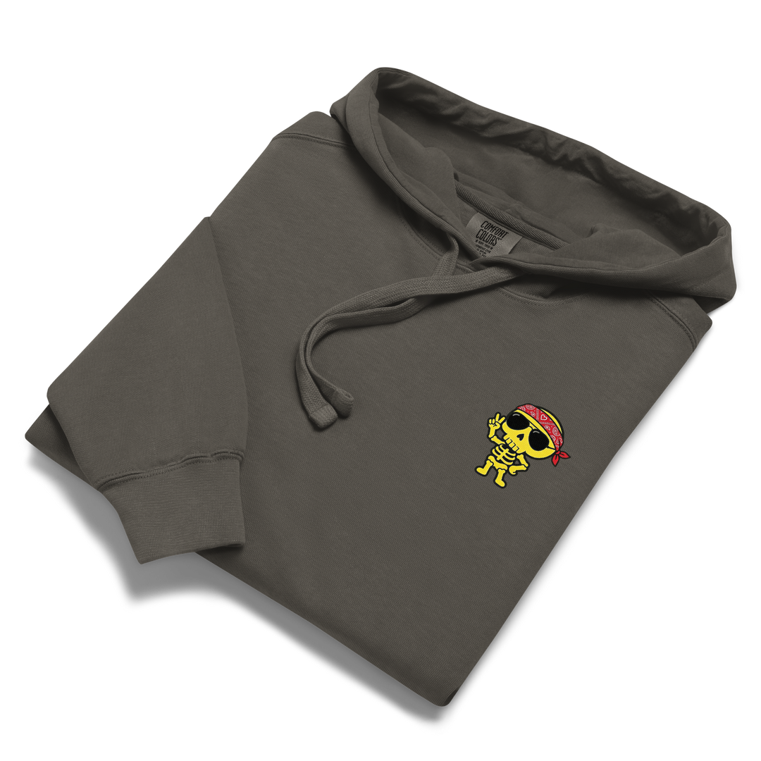 UNBREAKABLE SPIRIT 03 – Skate Skull Garment-Dyed Hoodie