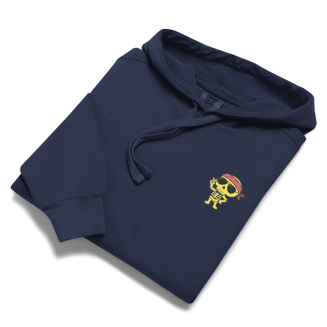 UNBREAKABLE SPIRIT 03 – Skate Skull Garment-Dyed Hoodie