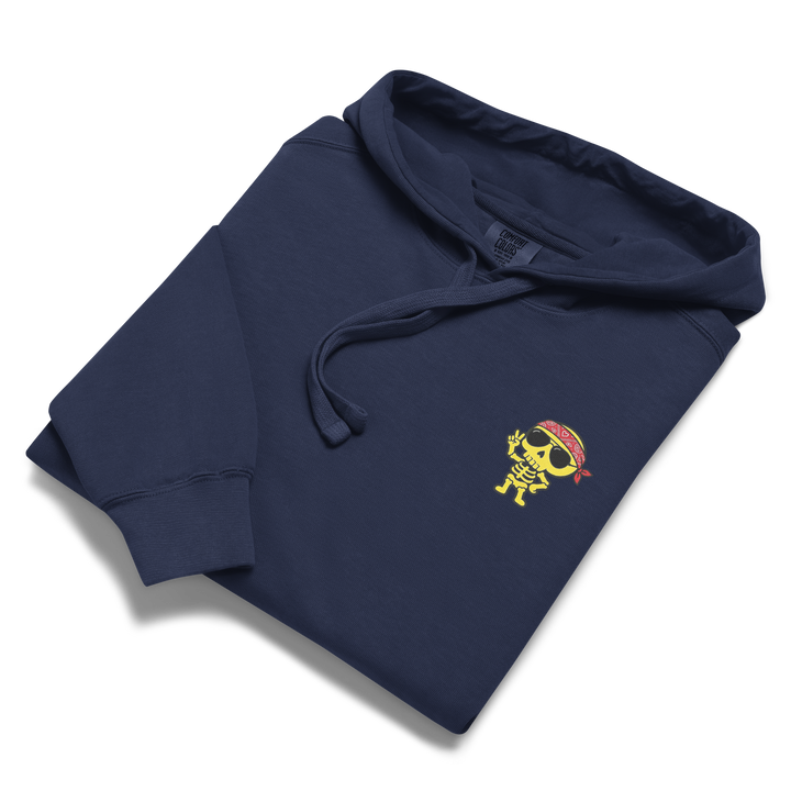 UNBREAKABLE SPIRIT 03 – Skate Skull Garment-Dyed Hoodie