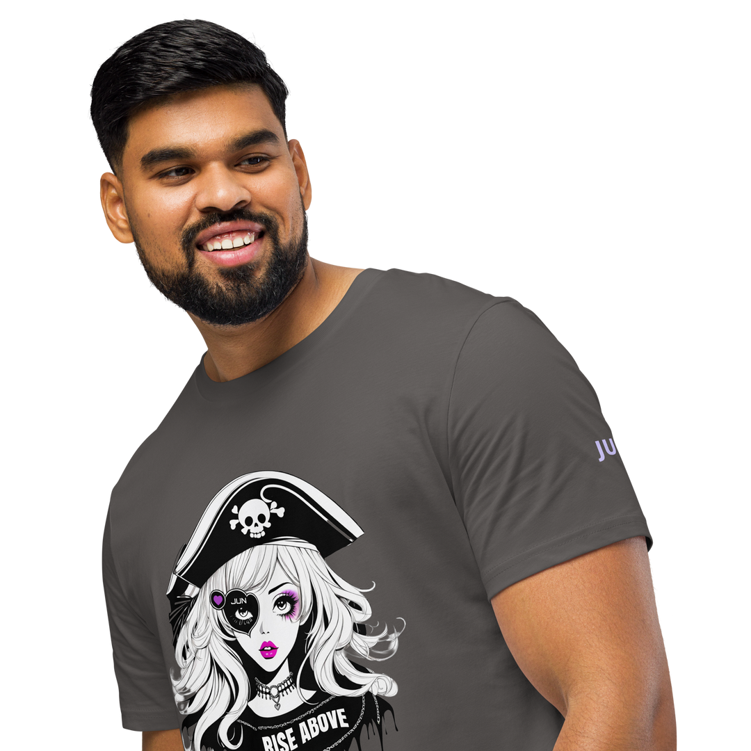 RISE ABOVE 04 Unisex organic mid-light t-shirt 3