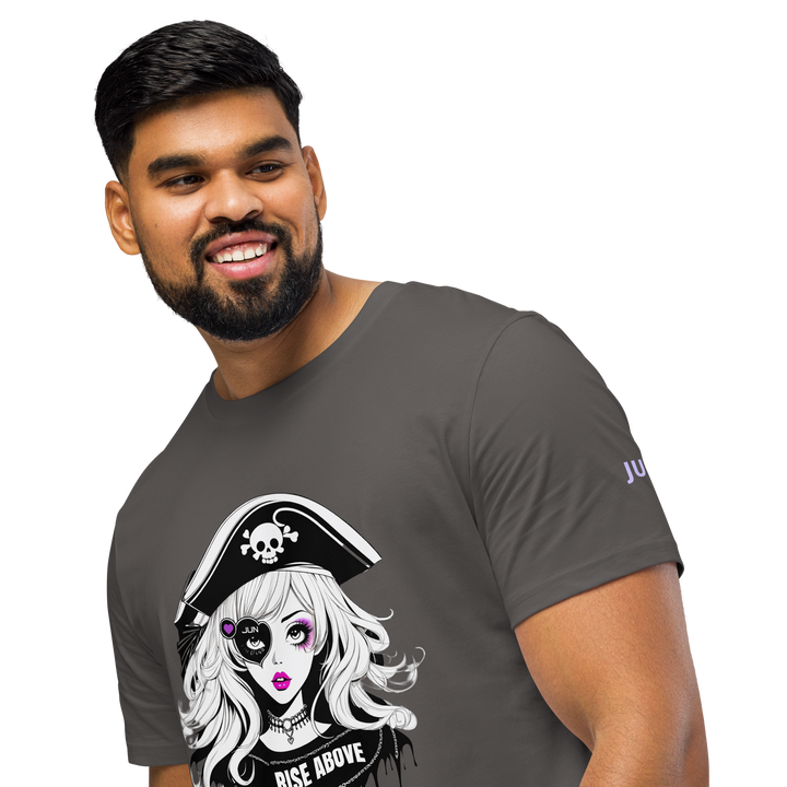 RISE ABOVE 04 Unisex organic mid-light t-shirt 3