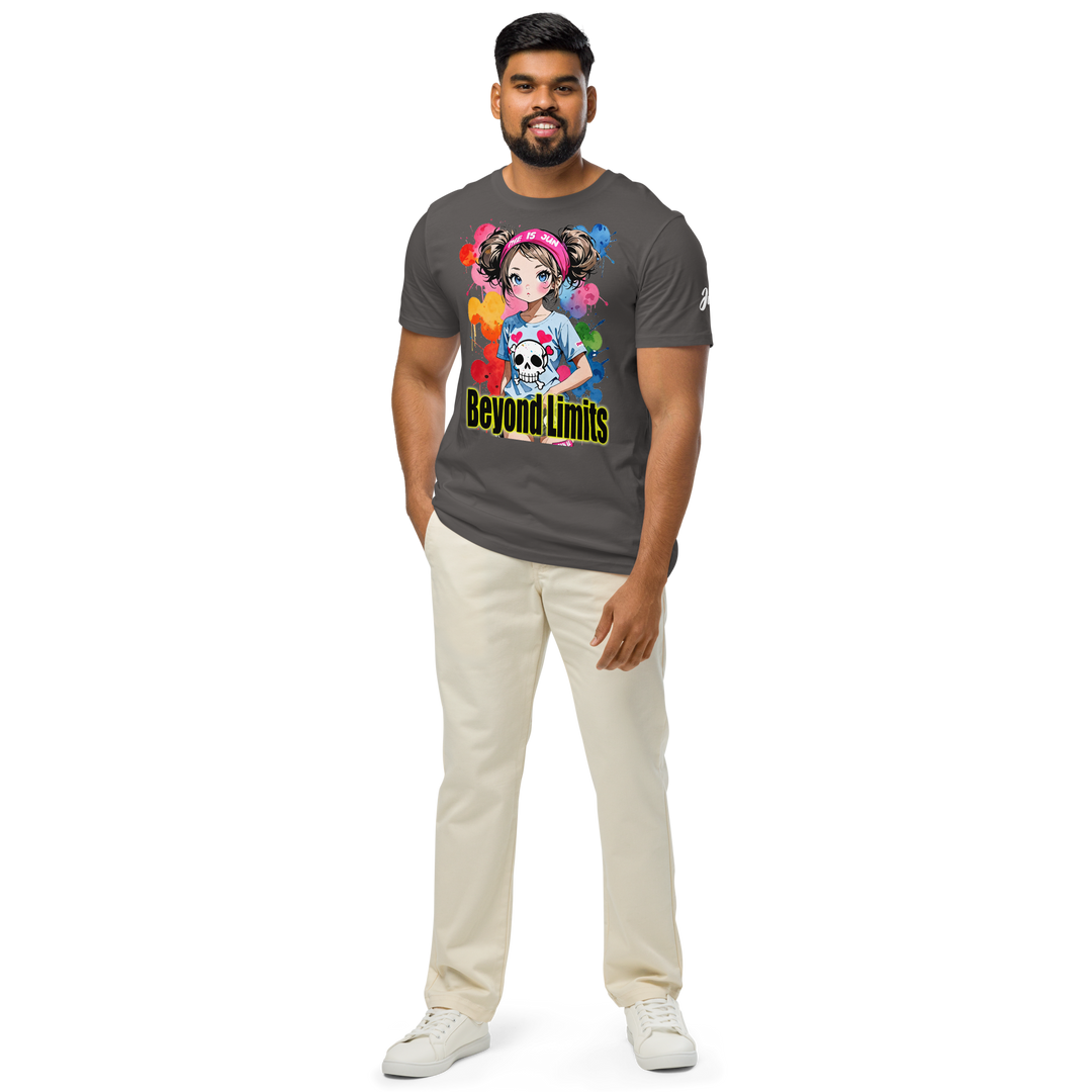 Beyond Limits 01 Unisex organic mid-light t-shirt 2
