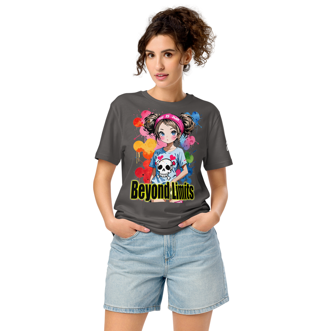 Beyond Limits 01 Unisex organic mid-light t-shirt 2